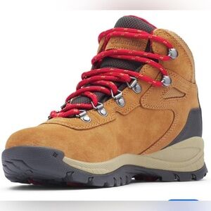Columbia Tan and Red Lace Up Boots, Women’s Size 7, Like New